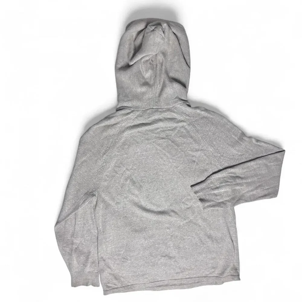 J.Crew Y2k Vintage Beige Cotton Wool Knit Hoodie Sweater Large